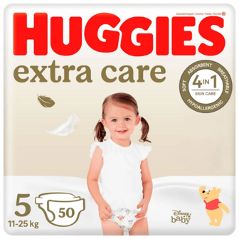 Підгузки Huggies Extra Care Mega 5 (11-25 кг) 50шт