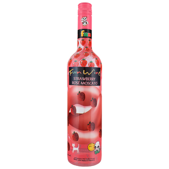 Напій газований на основі рожевого вина Moscato Strawberry 5,5% 750мл