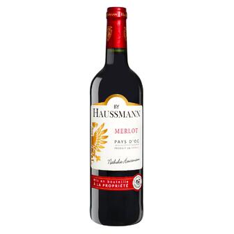 Вино Haussmann Merlot червоне сухе 13,5% 0,75л