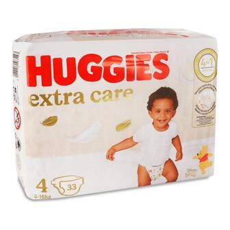 Підгузники Huggies Extra Care 4 8-16 кг 33шт