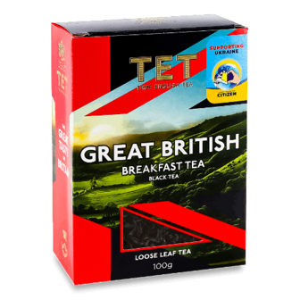 Чай чорний «ТЕТ» «Британська імперія» байховий листовий 100г