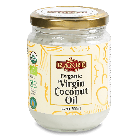 Олія кокосова Ranre Virgin органічна 0,2л