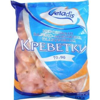 Креветки Veladis 70/90 в/м 1кг