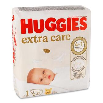 Підгузники Huggies Extra Care 1 2-5 кг 22шт