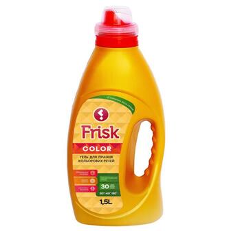 Гель для прання Frisk Преміальна якість кольорові речі 1,5л