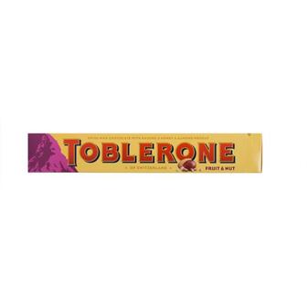 Шоколад молочний Toblerone з родзинками і нугою з меду і мигдалю 100г