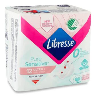 Прокладки Libresse Pure Sensitive Ultra+ Normal 12шт