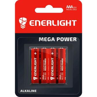 Батарейка Enerlight Mega Power Alkaline AAA 4шт