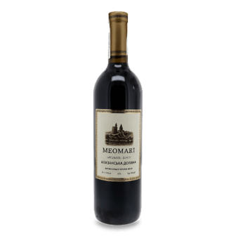 Вино Meomari «Алазанська долина» червоне напівсолодке 0,75л