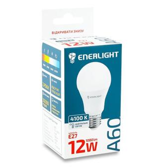 Лампа світлодіодна ENERLIGHT A60 12Вт 4100K E27 шт