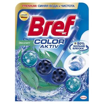 Блок туалетний Bref Color Activ синя вода 50г