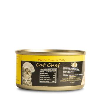 Корм для котів Cat Chef тихоокеанський тунець в желе 80г