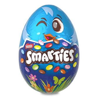 Фігурка Smarties Яйце з шоколаду наповнювач драже 40г