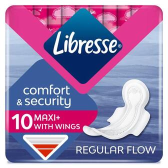 Прокладки Libresse Maxi Normal Wings 10шт