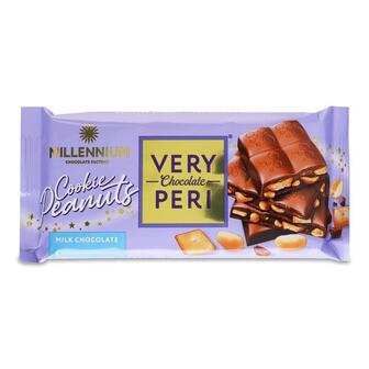 Шоколад молочний Millennium Very Peri начинка-печиво-арахіс 100г