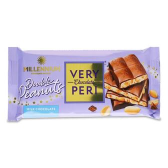 Шоколад мол Millennium VeryPeri з начинкою подрібений та цілий арахіс 105г