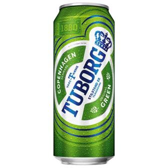 Пиво Tuborg Green світле м/б 0,5л
