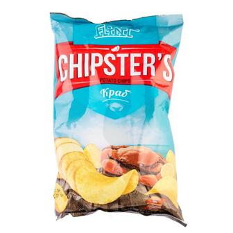 Чипси Flint Chipster`s натуральні зі смаком краба 70г