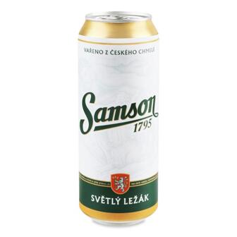 Пиво Samson світле з/б 0,5л