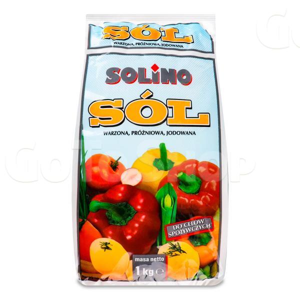 Сіль Solino йодована 1кг