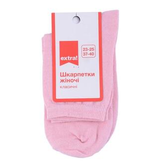 Шкарпетки жіночі Extra! класика рожевий р.23-25 пара