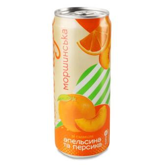 Напій соковмісний Моршинська Лимонада апельсин, персик 0,33л