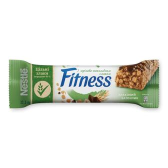 Батончик Nestle Fitness молочний шоколад та лісовий горіх 22,5 г