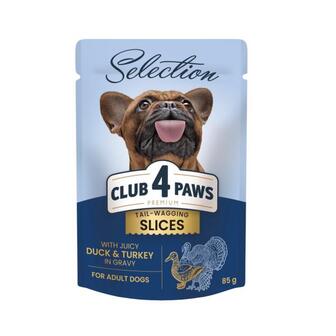 Корм для собак Club 4 Paws Selection качка та індичка в соусі 85г
