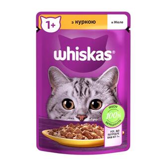 Корм для котів Whiskas з куркою в желе 85г