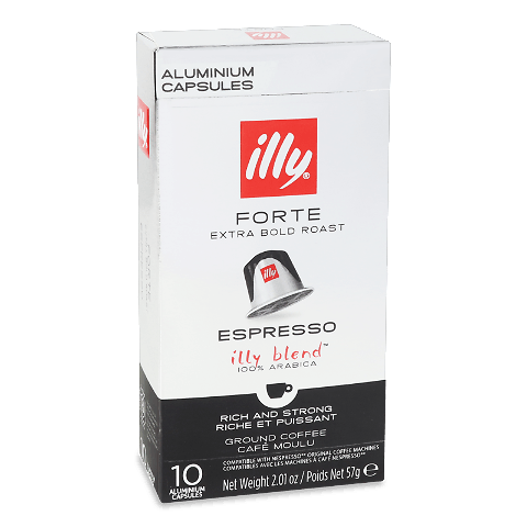 Кава мелена Illy Forte Espresso 10 капсул 57г