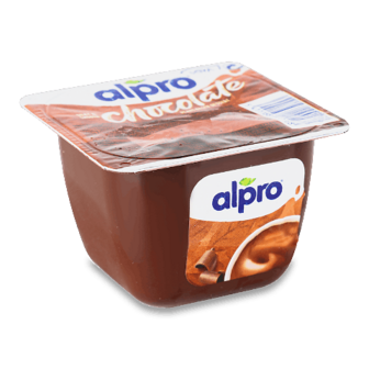 Десерт Alpro соєвий з шоколадним смаком, стакан 125г