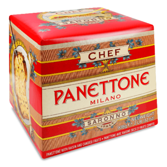 Кекс Chef D'Italia «Панеттоне» клаcичний родзинки-цукати 908г
