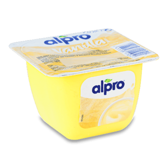 Десерт Alpro соєвий з ванільним смаком, стакан 125г
