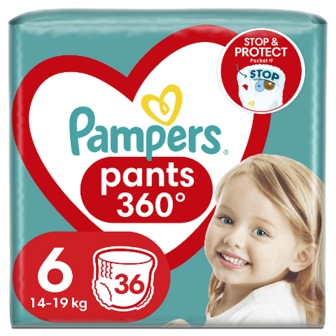 Підгузки-трусики Pampers Pants 6 (14-19 кг) 36шт