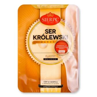 Сир Sierpc Королівський копчений з коров`ячого молока 45% 135г