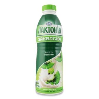 Напій кисломолочний Лактонія Закваска ківі-агрус 1,5% 750г