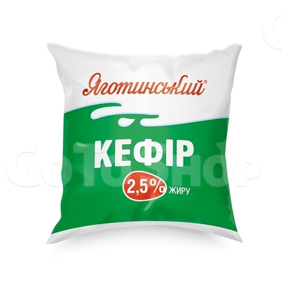 Кефір 400 г Яготинський 2,5% п/ет 