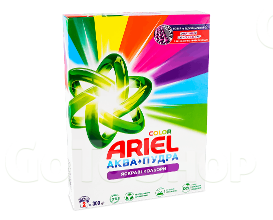 Порошок пральний Ariel «АкваПудра» Color, 300г