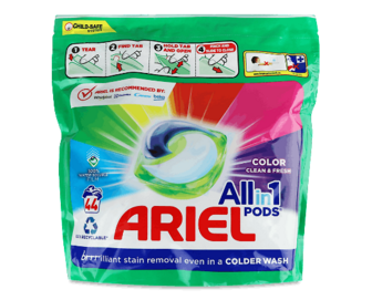 Капсули для прання Ariel PODS All-in-1 Color, 44*19,7г