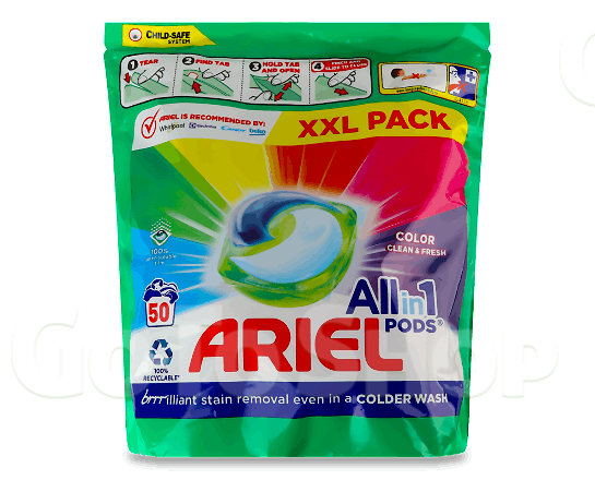 Капсули для прання Ariel PODS All-in-1 Color, 50*19,7г