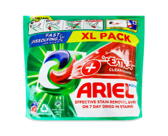 Капсули для прання Ariel PODS + Сила Екстраочищення, 40*25,7г
