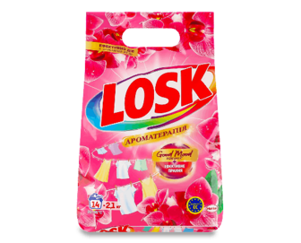 Порошок Losk Ароматерапія Ефірні олії та аромат малазійської квітки, 2,1кг