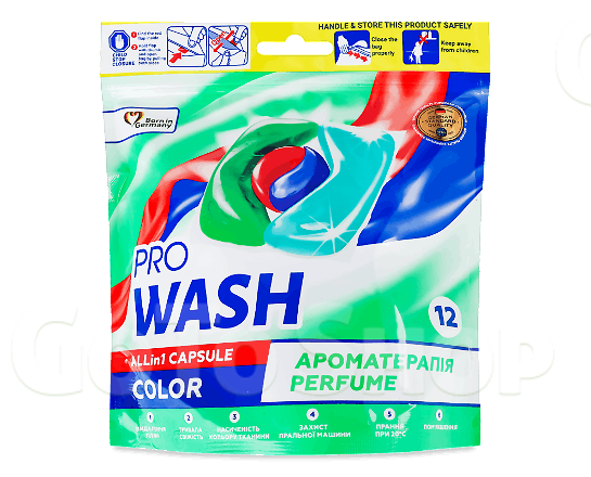 Капсули для прання ProWash Color, 12*21г