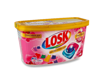 Капсули для прання Losk Ароматерапія ефірні олії та аромат малазійської квітки, 13*12г