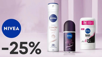 -25% на жіночі дезодоранти NIVEA