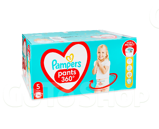 Підгузки-трусики Pampers Pants 5 (12-17 кг), 96шт/уп