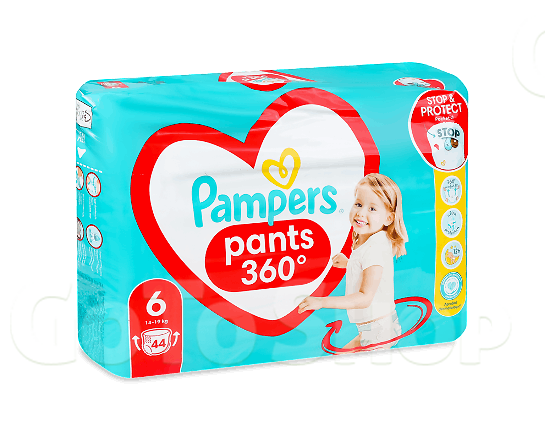 Підгузки-трусики Pampers Pants 6 (14-19 кг), 44шт