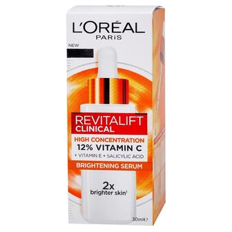 Сироватка L'Oreal Revitalift для надання сяяння шкірі обличчя клінікал вітамін С 30мл