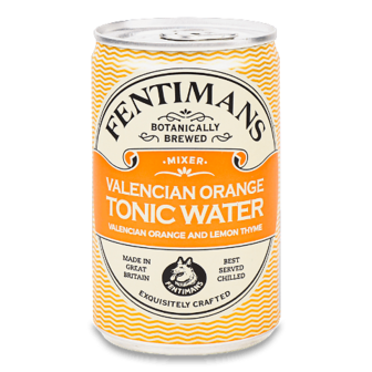 Напій Fentimans Valencian Orange Tonic безалкогольний газований з/б, 0,15л