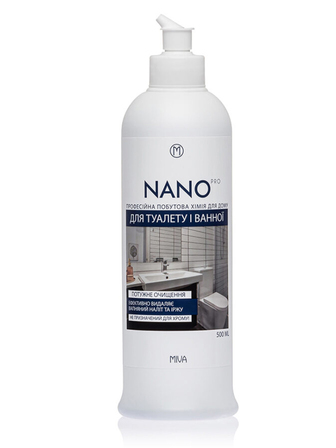 Засіб для чищення унітаза та ванної MIVA Nano 500 мл